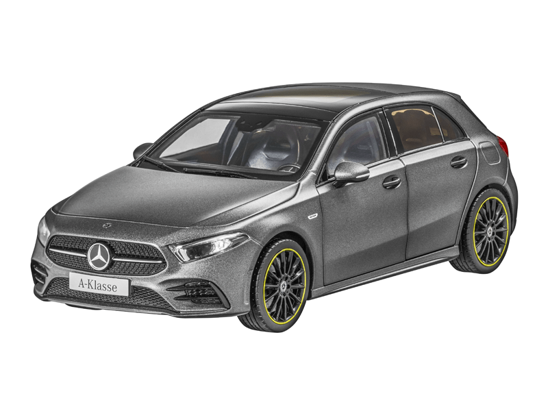 Macheta Mercedes-Benz A Class W177, Kit AMG, Gri, 1:18