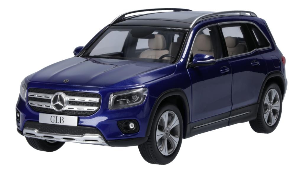 Macheta Mercedes-Benz GLB SUV X247, Albastru, 1:18