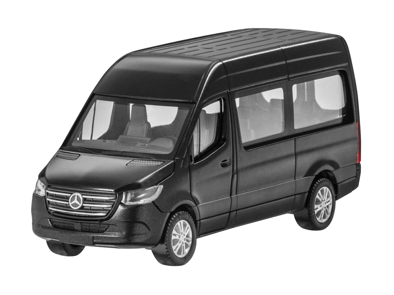 Macheta Mercedes-Benz Sprinter, Negru, 1:87