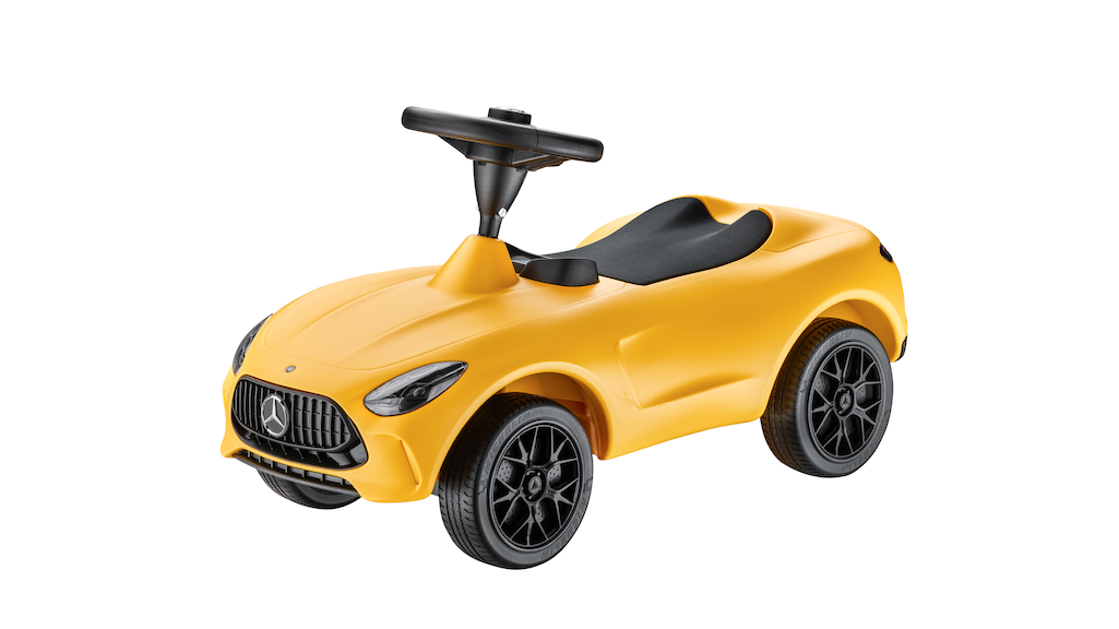 Masinuta ride-on Mercedes-AMG GT Bobby, galben