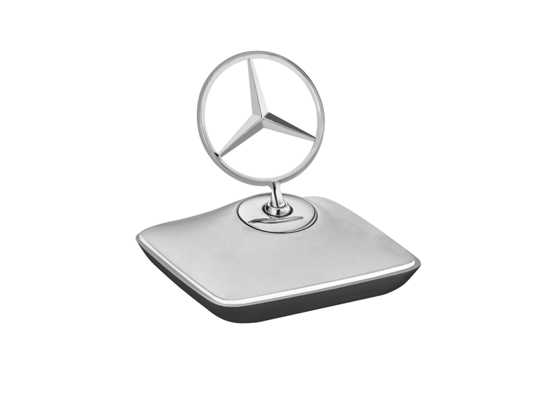 Prespapier Mercedes-Benz, argintiu