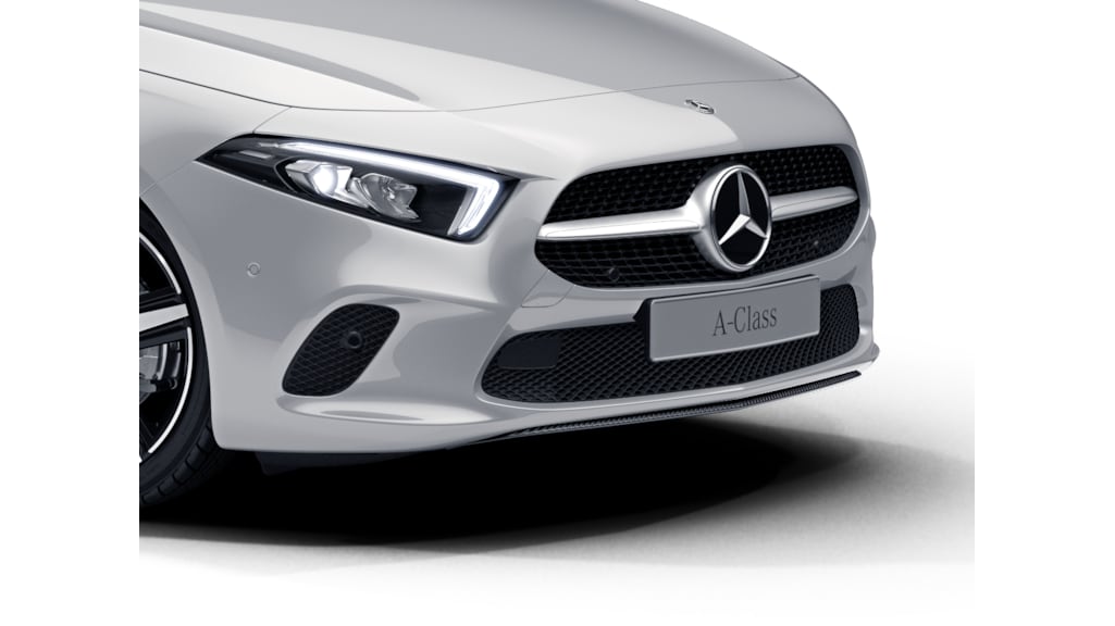 Ornament bara fata cu efect de carbon de origine Mercedes-Benz pentru A-Class V177 si W177