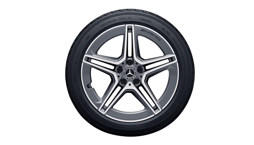 Roata completa iarna originala Mercedes AMG CLS (C257) Anvelopa Michelin 245/40R19 98V Pilot Alpin 5 MO Janta aliaj AMG 5-twin-spoke 5x112 8JxR19 ET33