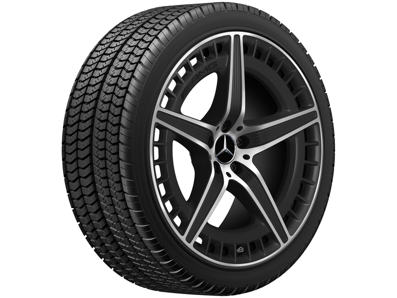 Roata completa iarna originala Mercedes AMG EQE SUV (X294)  Anvelopa Continental 265/40R21 105V WinterContact TS 860 S MO1 Janta aliaj AMG 5-twin-spoke 5x112 9.5JxR21 ET42