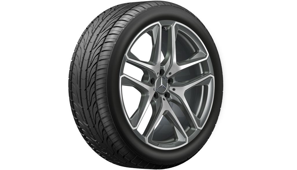 Roata completa iarna originala Mercedes AMG GLE (167) Anvelopa Pirelli 275/45R21 110V Scorpion Winter MO1 Janta aliaj AMG 5-twin-spoke 5x112 10JxR21 ET51