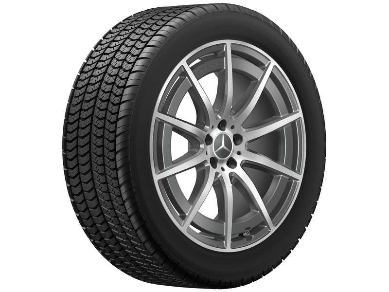 Roata completa iarna originala Mercedes AMG GLS (X167) Anvelopa Pirelli 275/50R21 113V Scorpion Winter MO1 Janta aliaj AMG 10-spoke 5x112 9JxR21 ET36