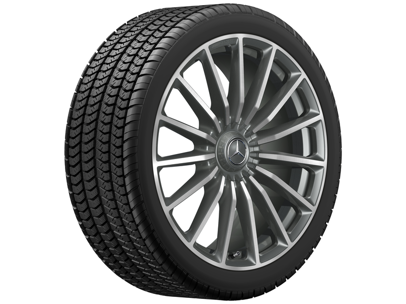 Roata completa iarna originala Mercedes AMG GLS (X167) Anvelopa Pirelli 285/45R22 114V Scorpion Winter MO Janta aliaj AMG multi-spoke 5x112 10JxR22 ET45