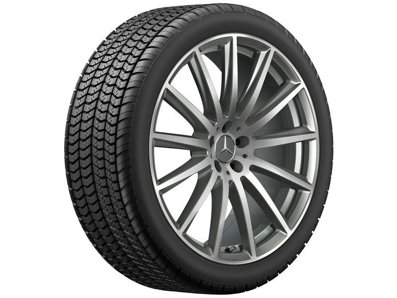 Roata completa iarna originala Mercedes AMG GLS (X167) Anvelopa Pirelli 285/45R22 114V Scorpion Winter MO Janta aliaj AMG multi-spoke 5x112 9.5JxR22 ET45