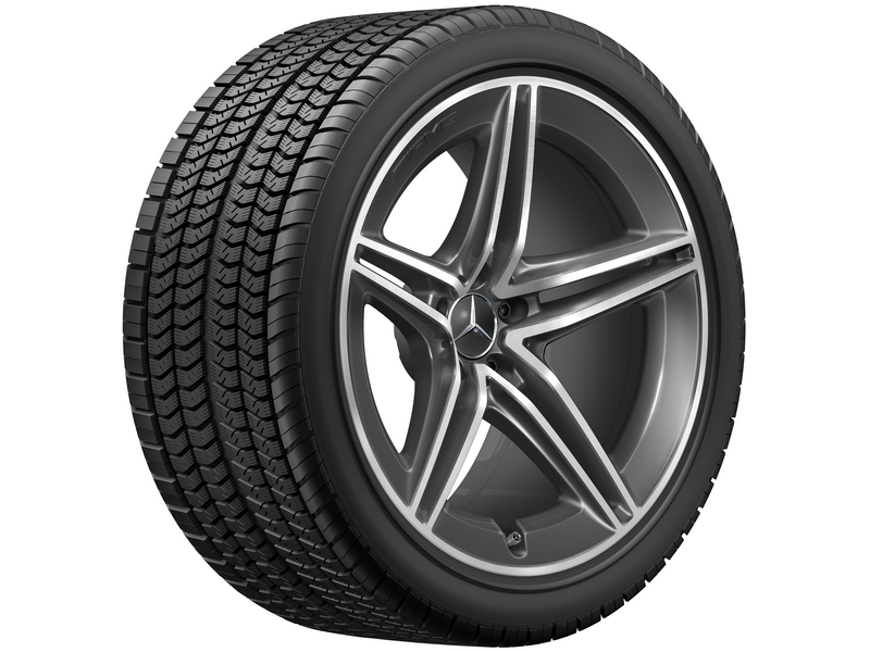 Roata completa iarna originala Mercedes AMG GT (X290) Anvelopa Michelin 295/35R20 105W Pilot Alpin 5 MO1 Janta aliaj AMG 5-twin-spoke 5x112 11JxR20 ET20