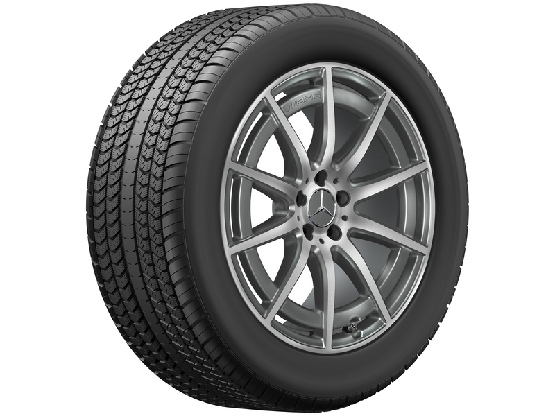 Roata completa iarna originala Mercedes AMG S-Class (223) Anvelopa Pirelli 255/45R20 105V P Zero Winter MO1 Janta aliaj AMG 10-spoke 5x112 9.5JxR20 ET33.5