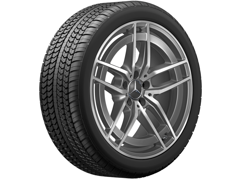 Roata completa iarna originala Mercedes AMG SL (R232) Anvelopa Michelin 295/35R20 105W Pilot Alpin 5 MO1 Janta aliaj AMG 5-twin-spoke 5x112 11JxR20 ET63