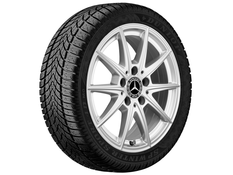 Roata completa iarna originala Mercedes-Benz A-Class (W/V177) B-Class (W247) CLA (C/X118) Anvelopa Pirelli 205/60R16 92H W SottoZero 3 MO Janta aliaj 5-twin-spoke 5x112 6.5JxR16 ET44