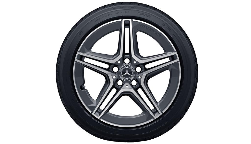 Roata completa iarna originala Mercedes-Benz A-Class (W/V177) B-Class (W247) CLA (C/X118) Anvelopa Pirelli 215/45R18 93V W 240 SOTTOZERO Serie II MO Janta aliaj AMG 5-twin-spoke 5x112 7.5JxR18 ET33.5