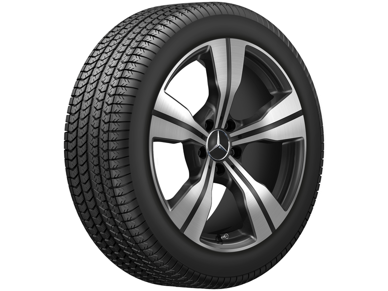 Roata completa iarna originala Mercedes-Benz C-Class (206) Anvelopa Pirelli 245/45R18 100V W SottoZero 3 MO Janta aliaj 5-spoke 5x112 8JxR18 ET41.1