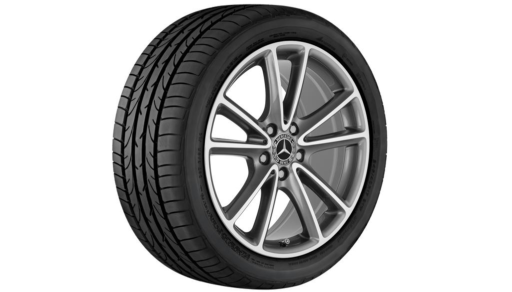 Roata completa iarna originala Mercedes-Benz CLS (C257) Anvelopa Continental 245/45R18 100V WinterContact TS 850 P MOE Janta aliaj 5-twin-spoke 5x112 8JxR18 ET33