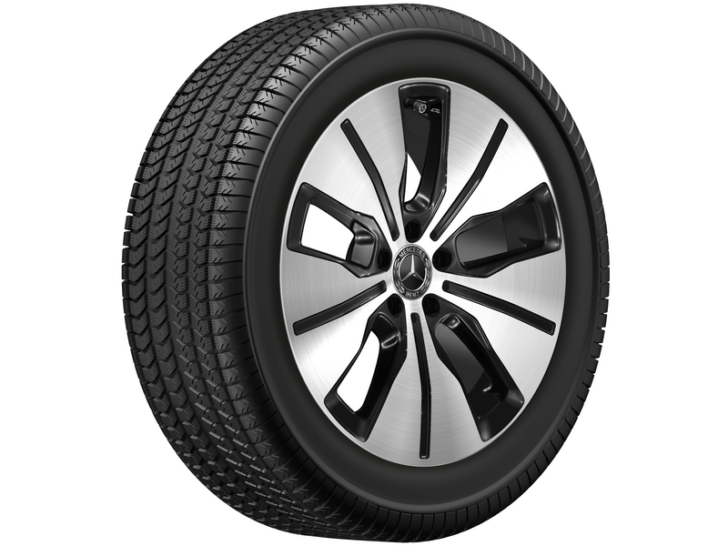 Roata completa iarna originala Mercedes-Benz EQC (N293) si GLC F-Cell (N253) Anvelopa Bridgestone 235/55R19 105H Blizzak LM005 MO Janta aliaj 5-twin-spoke 5x112 8JxR19 ET34