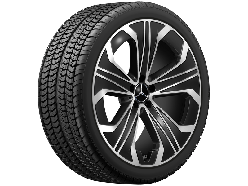 Roata completa iarna originala Mercedes-Benz EQE SUV (X294)  Anvelopa Bridgestone 265/40R21 105H Blizzak LM005 MOE-S Janta aliaj 5-W spoke , Aero5x112 9.5JxR21 ET41,5