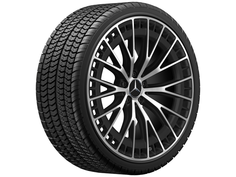 Roata completa iarna originala Mercedes-Benz EQE (V295) Anvelopa Pirelli 265/35R21 101W P Zero Winter MO1A Janta aliaj multi-spoke 5x112 10JxR21 ET63