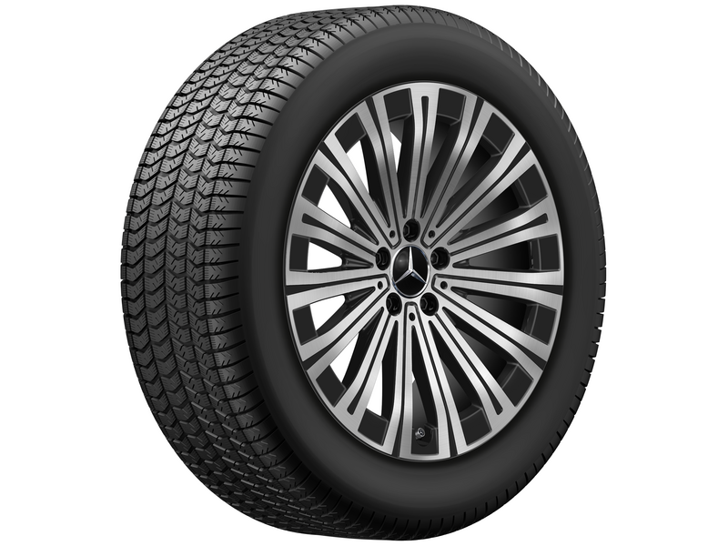 Roata completa iarna originala Mercedes-Benz EQS (297) Anvelopa Bridgestone 235/55R19 105H Blizzak LM005 MO Janta aliaj 15-spoke 5x112 8JxR19 ETET30,5