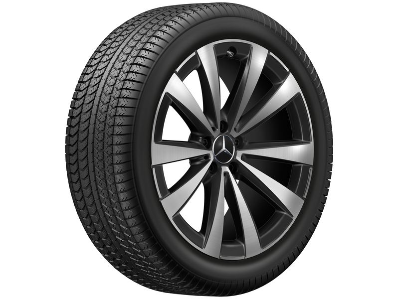 Roata completa iarna originala Mercedes-Benz EQS (297) Anvelopa Dunlop 255/45R20 105V Winter Sport 5 SUV MO Janta aliaj 5-twin-spoke 5x112 8.5JxR20 ETET33