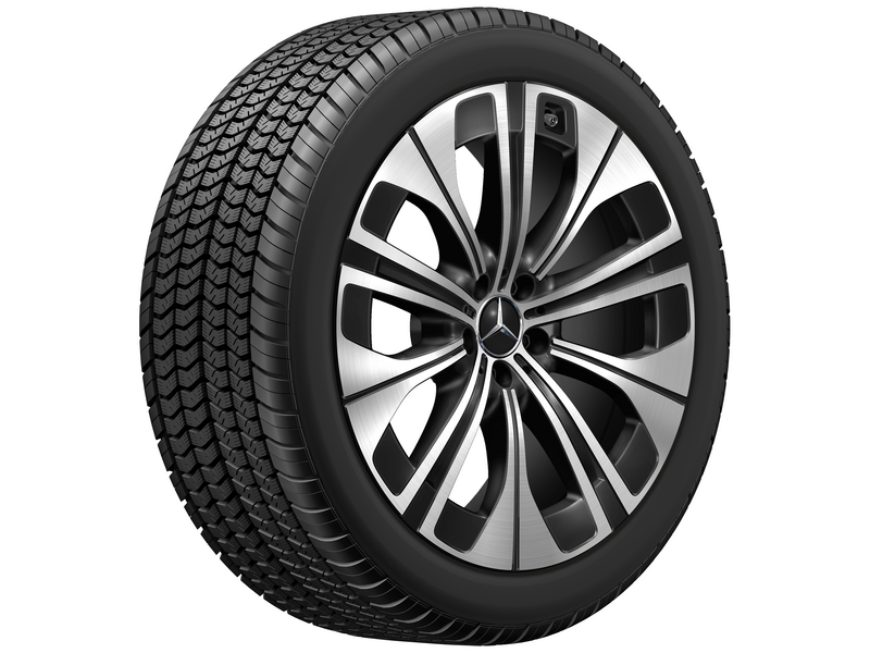 Roata completa iarna originala Mercedes-Benz EQS SUV (X296)  Anvelopa Goodyear 275/45R21 110H UltraGrip Performance + MO Janta aliaj Multi-spoke 5x112 9.5JxR21 ET30,1