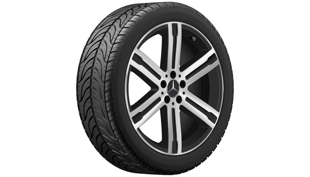 Roata completa iarna originala Mercedes-Benz GLA (H247) si GLB (X247) Anvelopa Bridgestone 235/45R20 96H Blizzak LM001 MO Janta aliaj 6-spoke 5x112 8JxR20 ET48