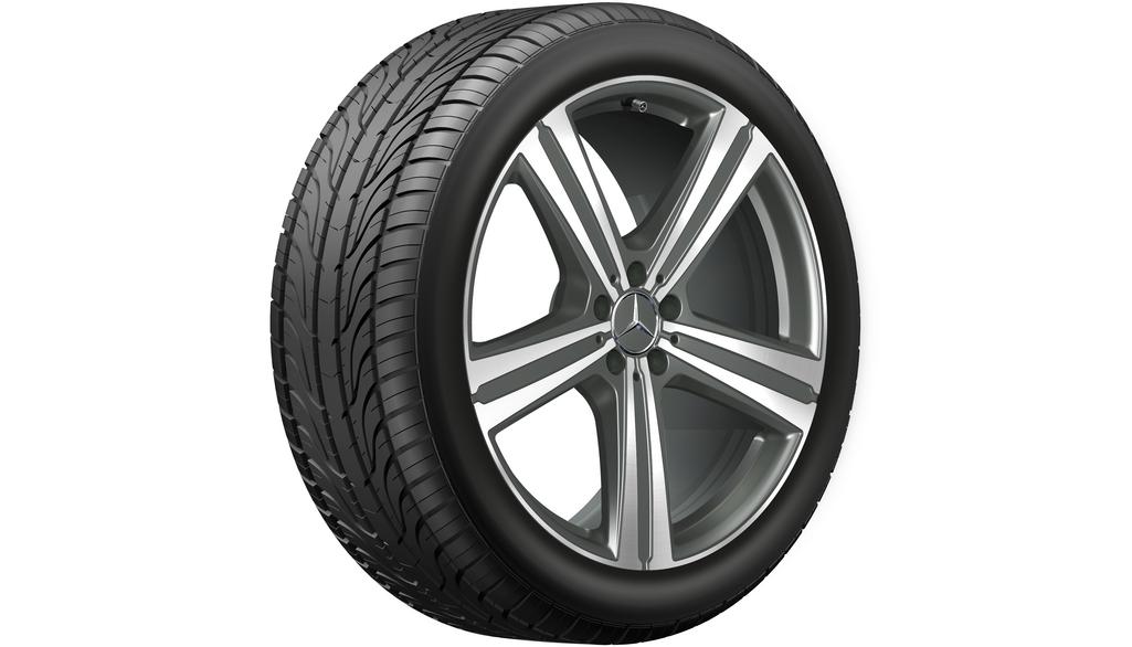 Roata completa iarna originala Mercedes-Benz GLE (167) Anvelopa Pirelli 275/45R21 107V Scorpion Winter MO Janta aliaj 5-twin-spoke 5x112 10JxR21 ET54.6