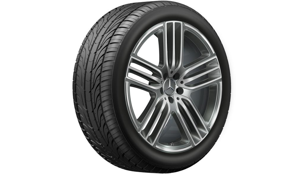 Roata completa iarna originala Mercedes-Benz GLS (X167) Anvelopa Pirelli 275/45R21 107V Scorpion Winter MO Janta aliaj 5-triple-spoke 5x112 10JxR21 ET62.5