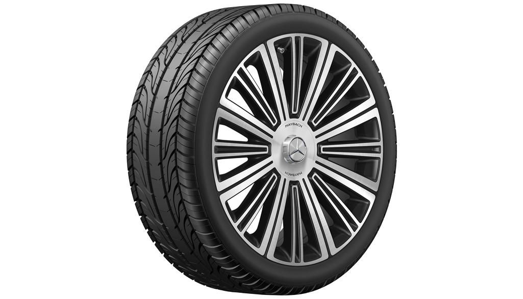 Roata completa iarna originala Mercedes-Benz GLS (X167) Anvelopa Pirelli 285/45R22 114V Scorpion Winter MO Janta aliaj multi-spoke 5x112 9.5JxR22 ET36