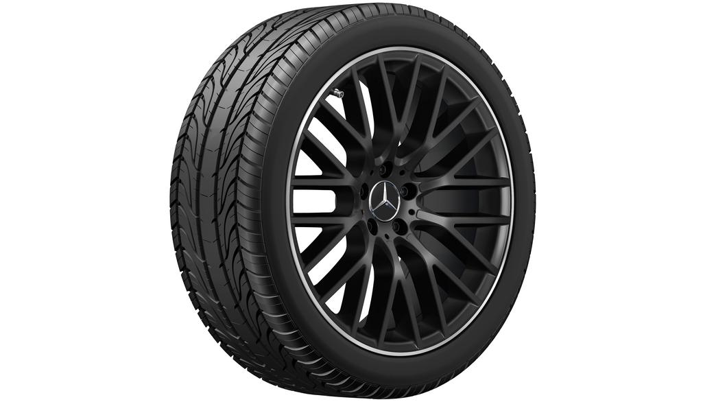 Roata completa iarna originala Mercedes-Benz S-Class (223) Anvelopa Bridgestone 255/40R20 101V Blizzak LM001 MO-S Janta aliaj Y-spoke 5x112 9JxR20 ET34