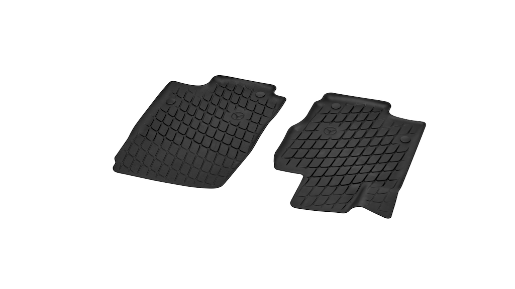 Set 2 covorase fata all-season original Mercedes-Benz pentru GLE V167, negru