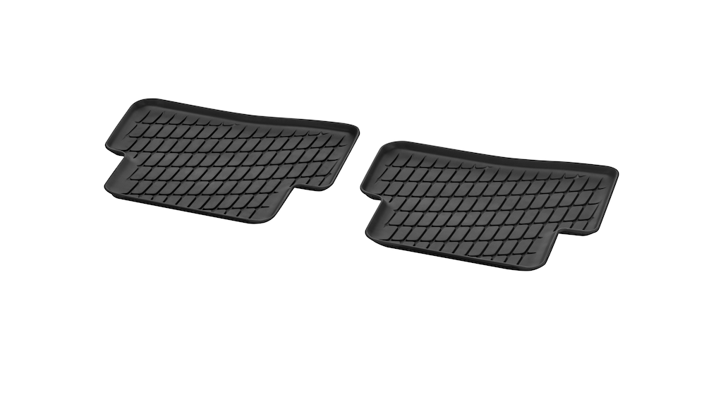 Set 2 covorase spate all-season original Mercedes-Benz pentru C-Class W206, negru