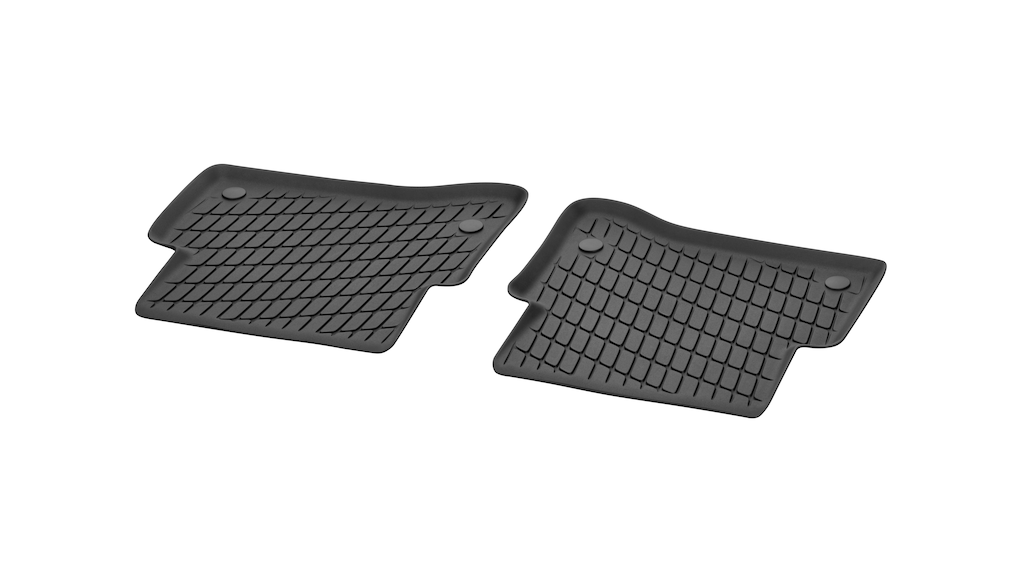 Set 2 covorase spate all-season original Mercedes-Benz pentru S-Class W223, negru