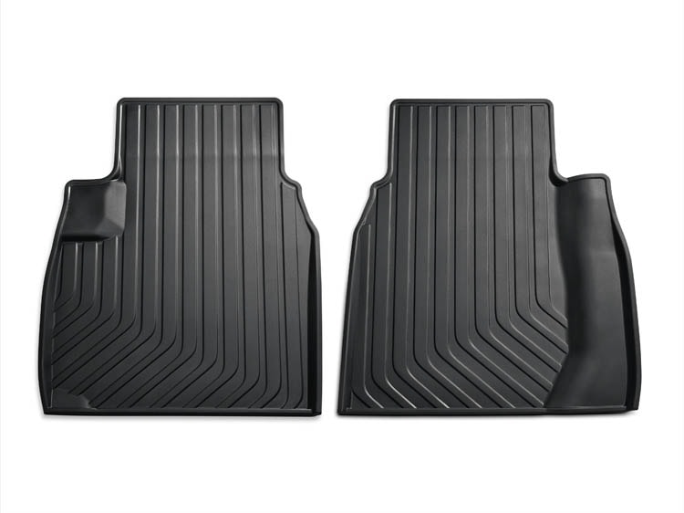 Set 2 covorase Spate auto Honda pentru Civic 2010-2015, Cauciuc, Negru