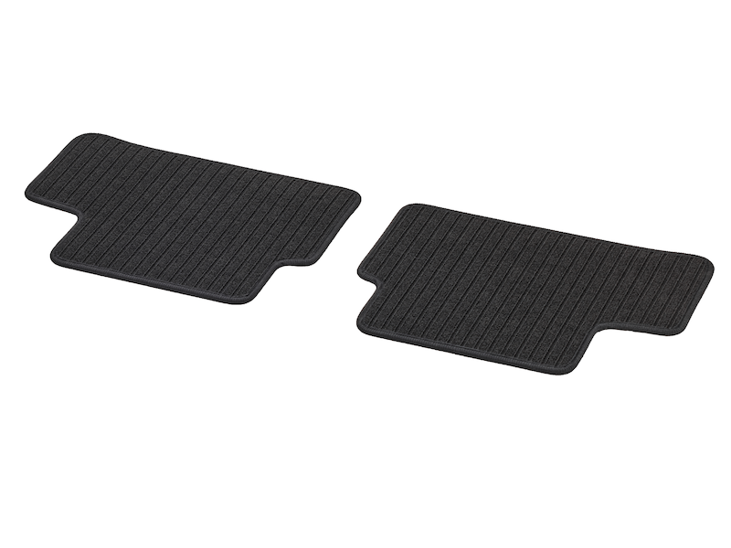 Set 2 covorase spate din textil original Mercedes-Benz pentru A-Class W177, negru