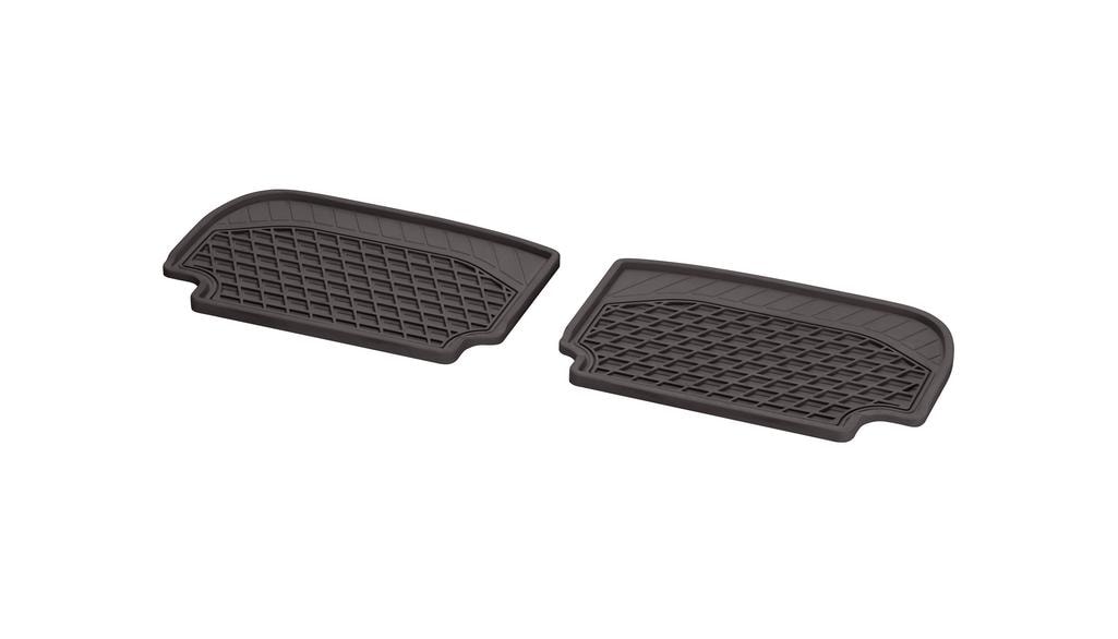 Set 2 covorase auto cauciuc spate pentru Mercedes-Benz E-Class W238, negru