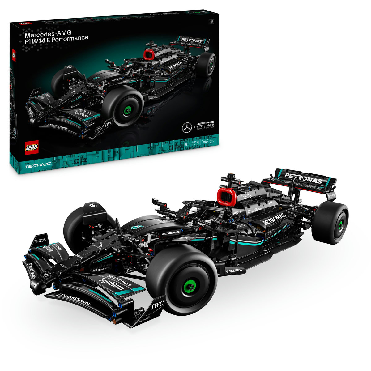 Set de constructie Lego Mercedes-AMG F1 W14 E Performance, 1642 piese