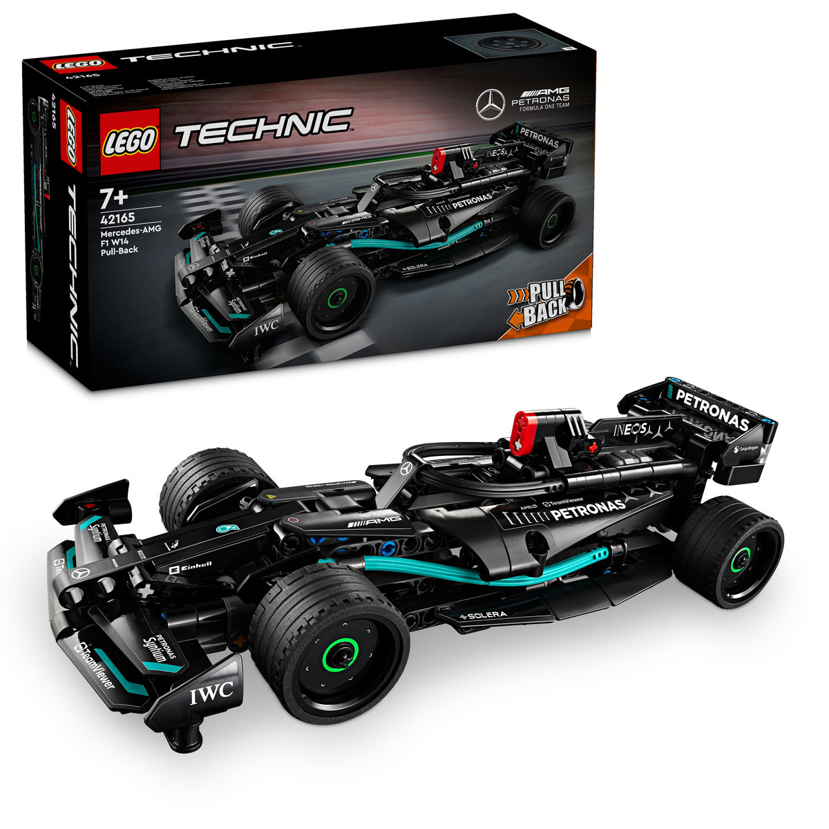 Set de constructie Lego Mercedes-AMG F1 W14 E Performance Pull-Back, 240 piese