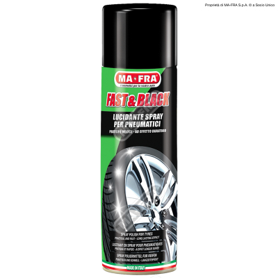 Spray antistatic pentru anvelope MA-FRA Fast & Black, 500ml