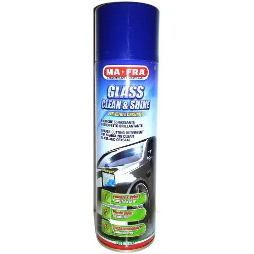 Spuma activa pentru curatat geamuri si display-uri MA-FRA Glass Clean & Shine, 500 ml