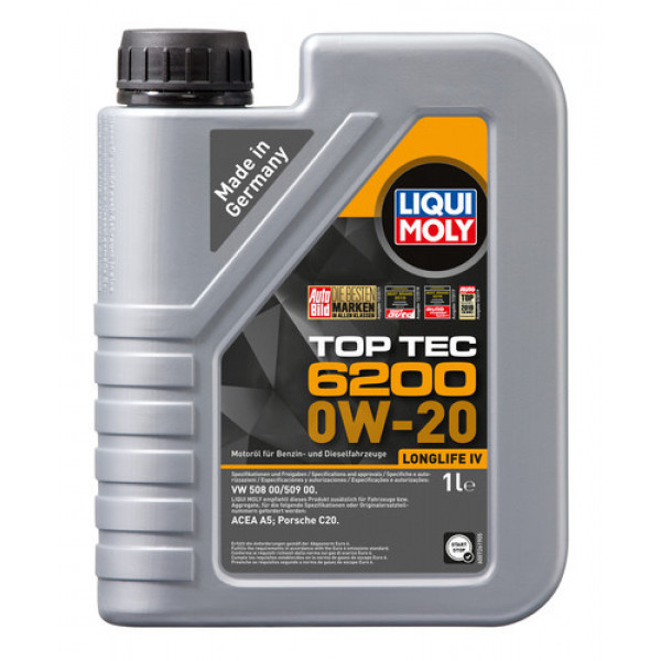 Ulei motor Liqui Moly Top Tec 6200 0W 20 (20787) 1L