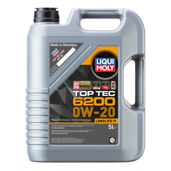 Ulei motor Liqui Moly Top Tec 6200 0W 20 (20789) 5L