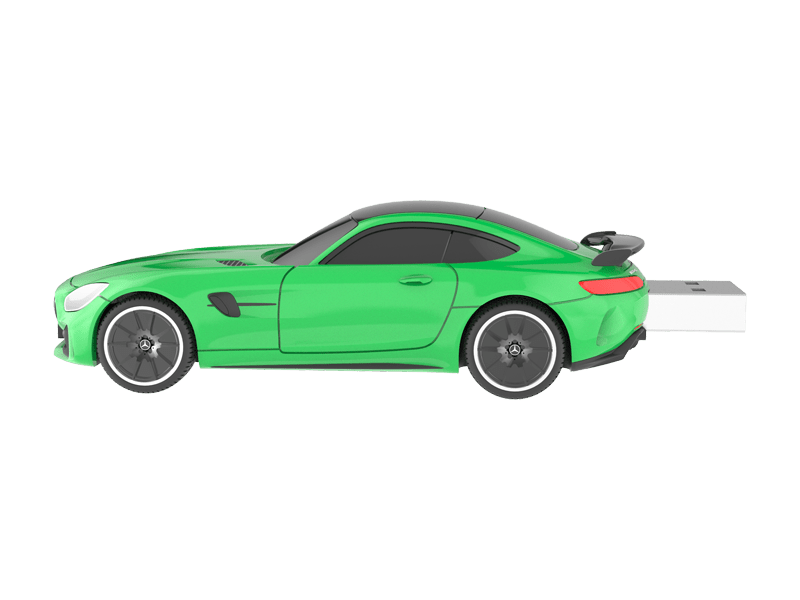 Stick USB Mercedes-AMG GT-R, 16 GB, verde