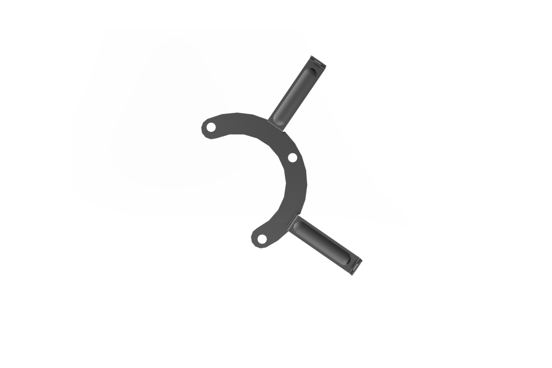 Ciclism - ACID CHAINGUARD IC 3.0 HYBRID TREKKING MOUNTING PLATE NEGRU