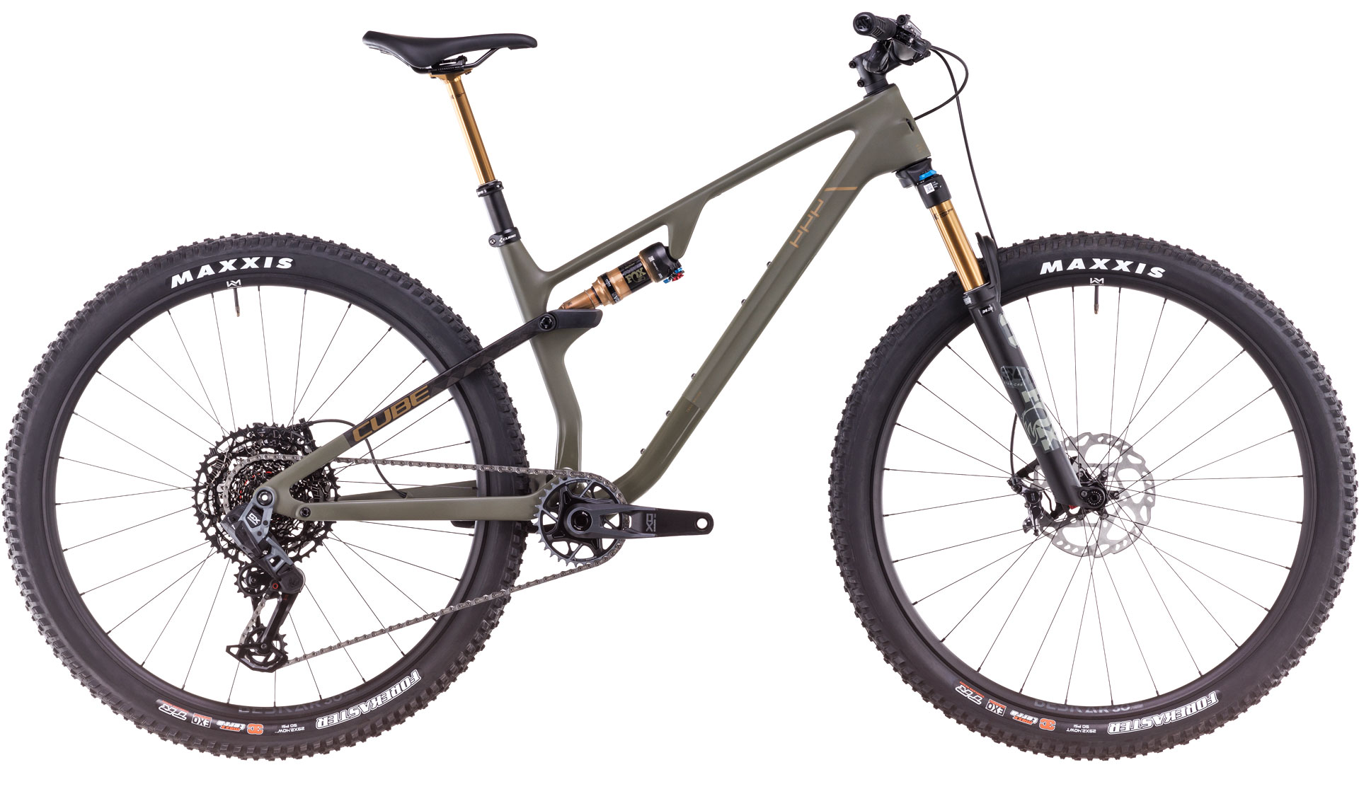 Ciclism - BICICLETA CUBE AMS ONE11 C:68X TM 29 DUSTYOLIVE GOLD 2025 L