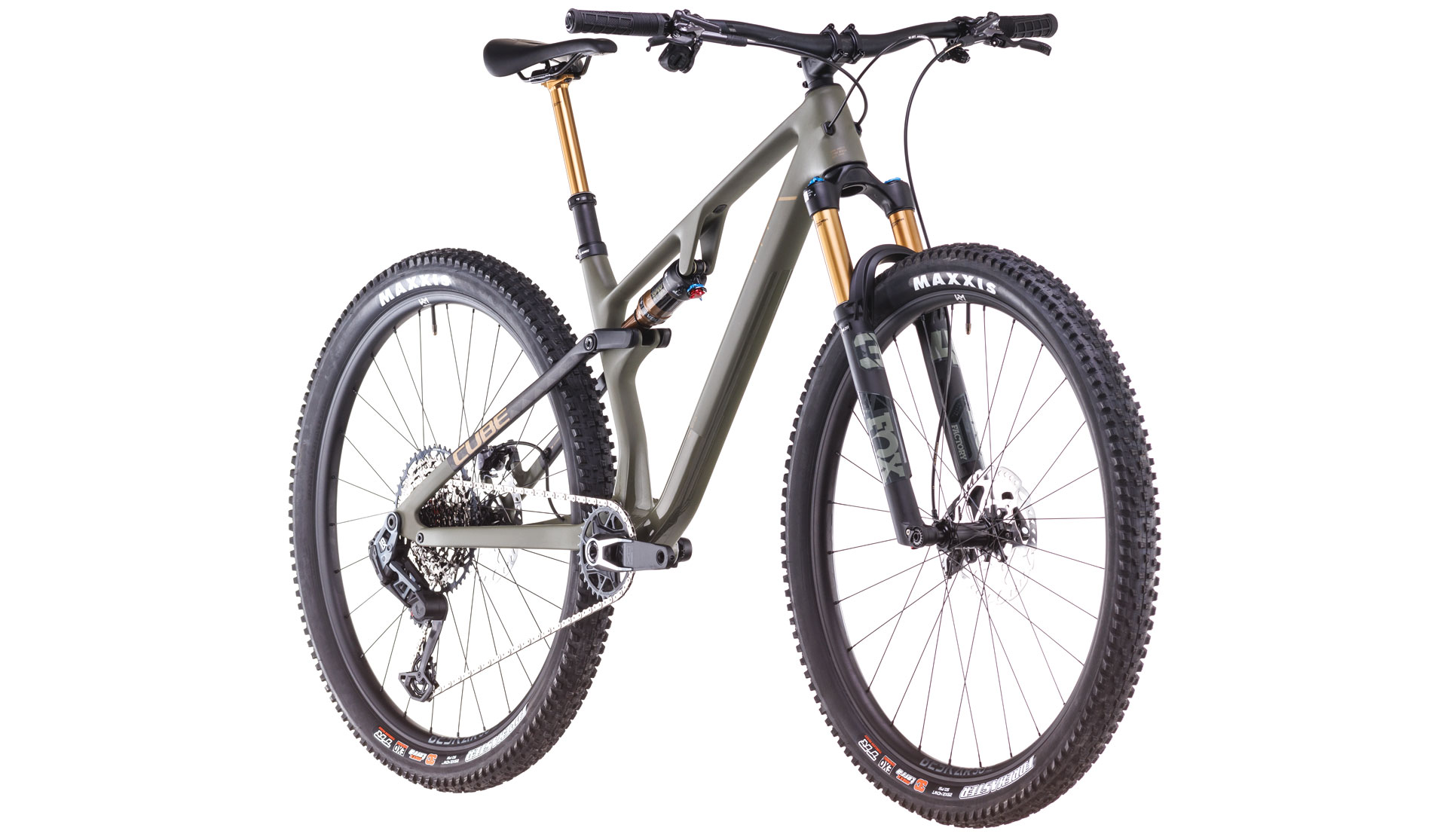 BICICLETA CUBE AMS ONE11 C:68X TM 29 DUSTYOLIVE GOLD 2025 L [1]
