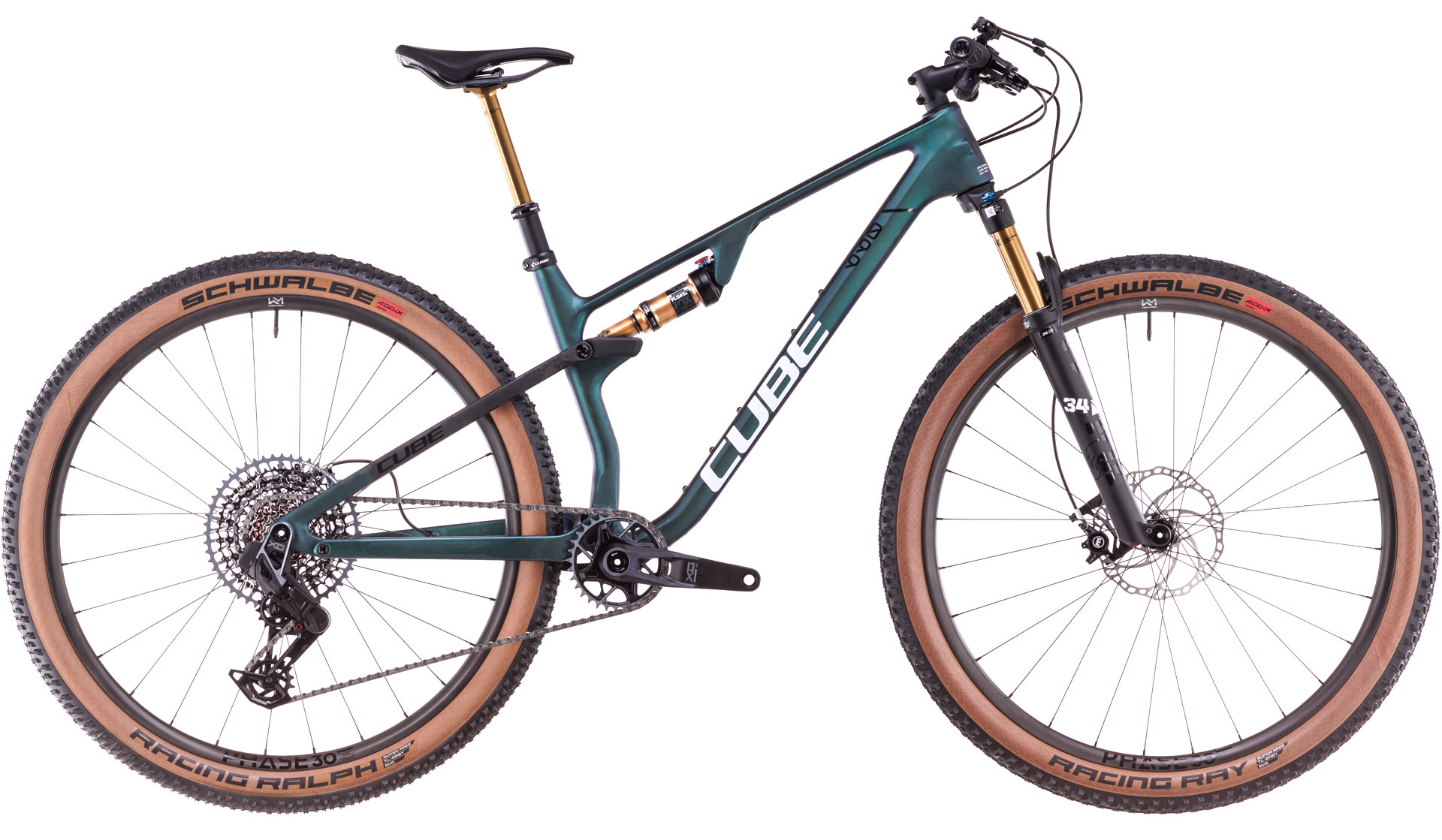 Ciclism - BICICLETA CUBE AMS ZERO99 C:68X SLX 29 LIQUIDGOBLIN WHITE 2025 L