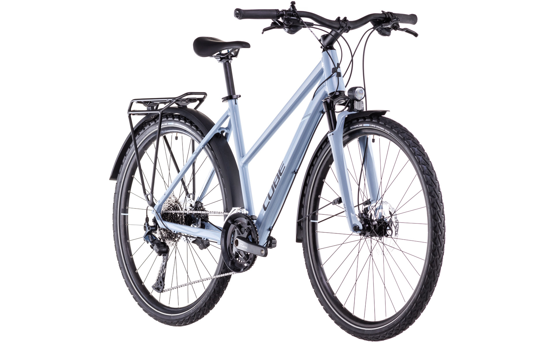 BICICLETA CUBE NATURE EXC ALLROAD TRAPEZE PIGEONBLUE BLACK 2025 XS (46 cm) [1]