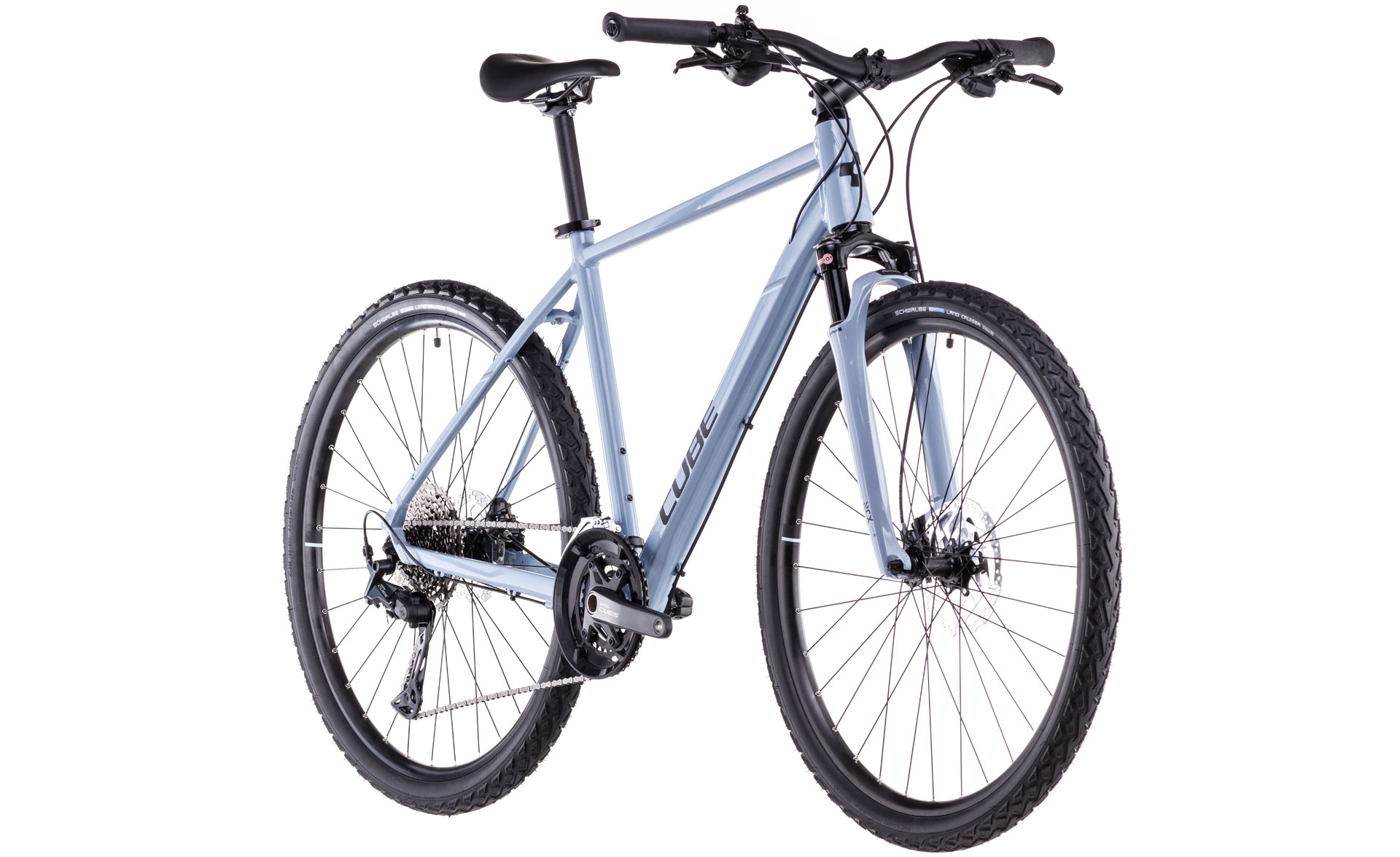 BICICLETA CUBE NATURE EXC PIGEONBLUE BLACK 2025 46 cm [1]
