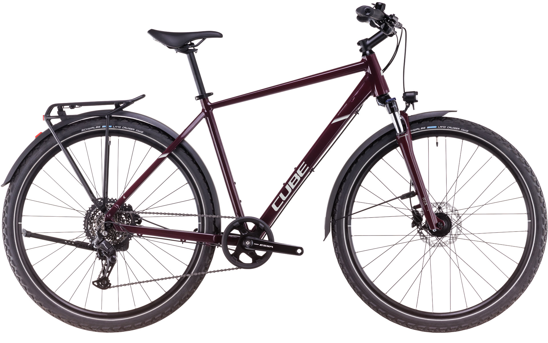 Ciclism - BICICLETA CUBE NATURE ONE ALLROAD AMARONE LUNAR 2025 46 cm